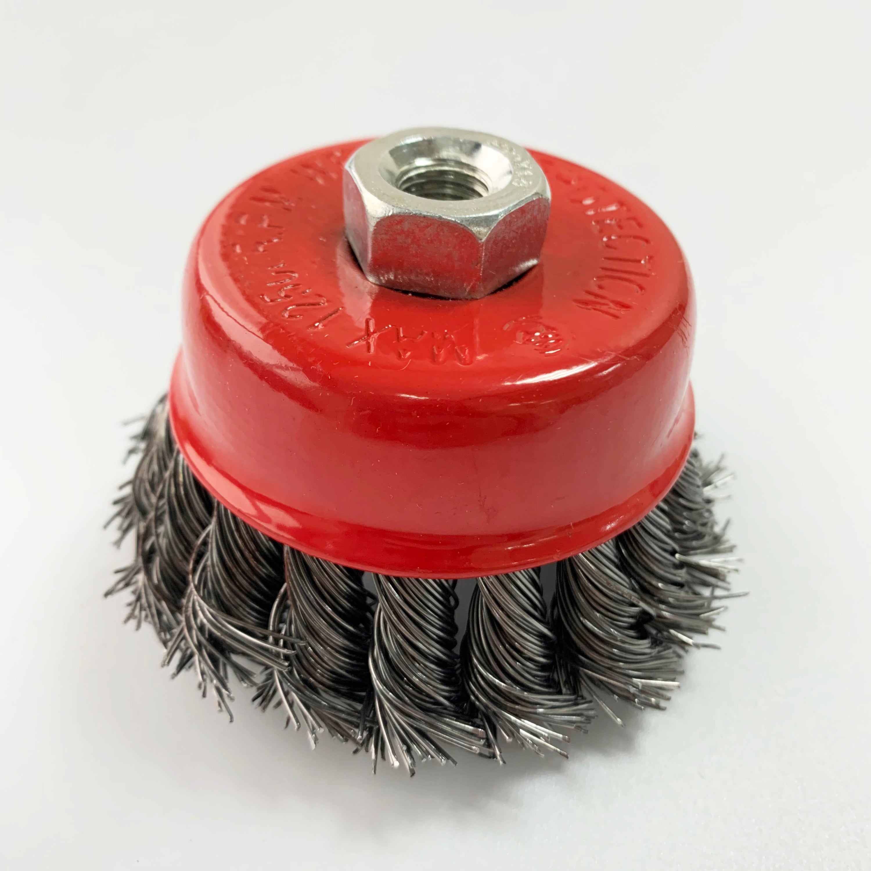 IMPA 510785 High Quality Wire Wheel  Brush/ Threaded Nut Knot Type Steel Wire Cup Brush 75 MM X M10