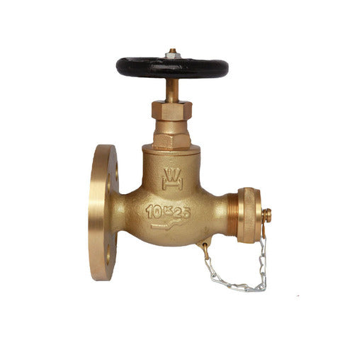 IMPA 751702 Professional Marine Bronze Gobe Angle Hose Valve 10KG-15MM