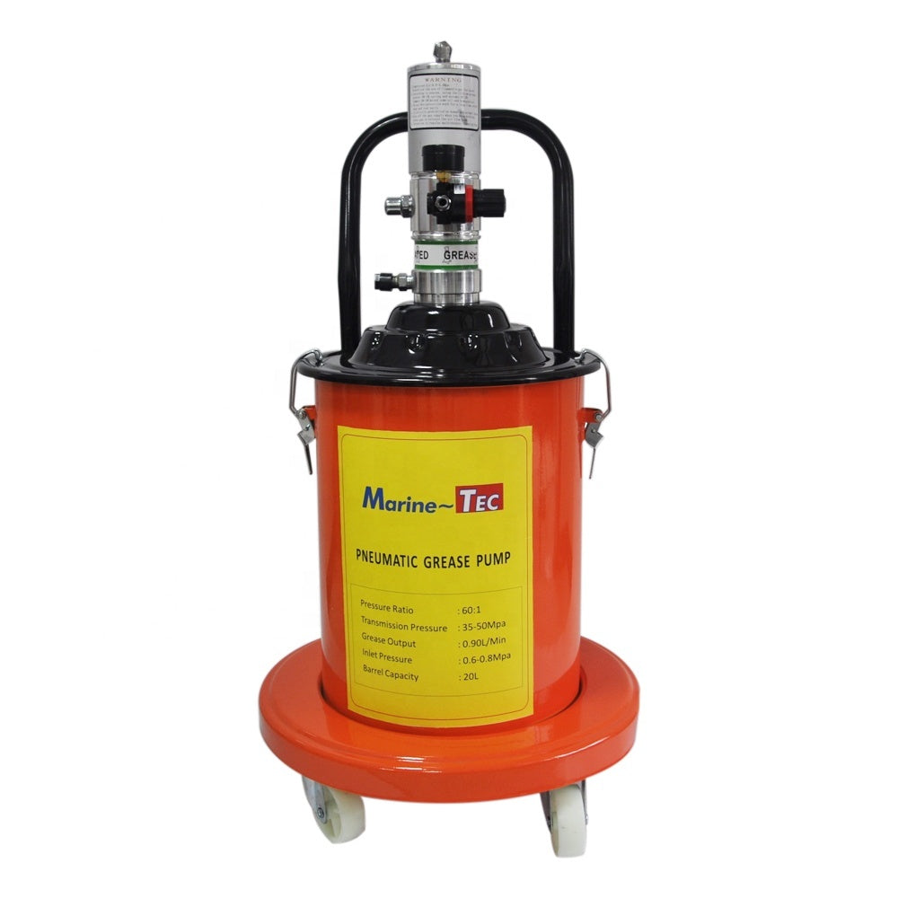 IMPA617401  Air Operated High Pressure Pneumatic Grease Pump 20L /high Quality Portable Movable Grease Lubricator/Air Bucket