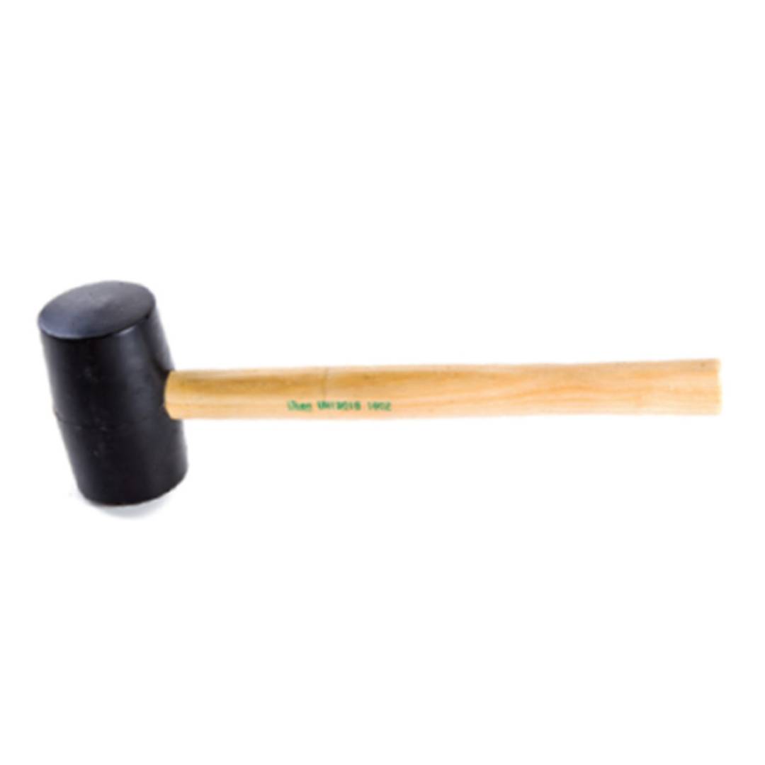 UKEN UH19008 Rubber Hammer 08 Oz Wood Handle