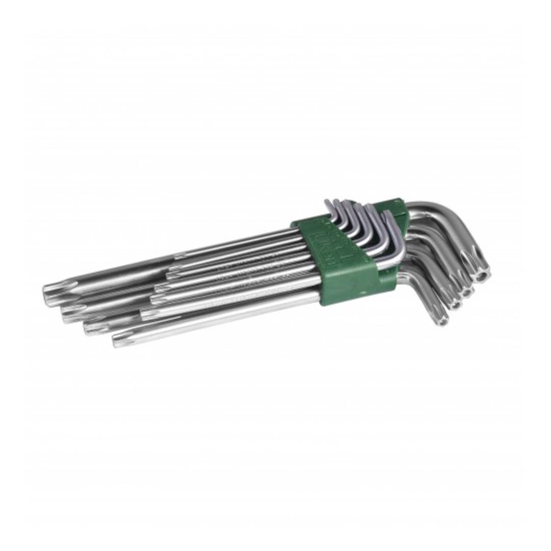 UKEN U1607 Torx Key Set, 10Pcs, Long