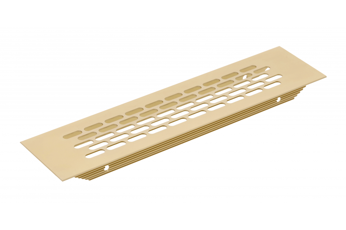 Grate W60 short, rounded, 60 x 245, gold