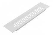Rejilla de ventilación para zócalo (pequeña, 245mm) blanca