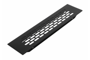 Rejilla de ventilación para zócalo (pequeña, 245mm) negra anodizada