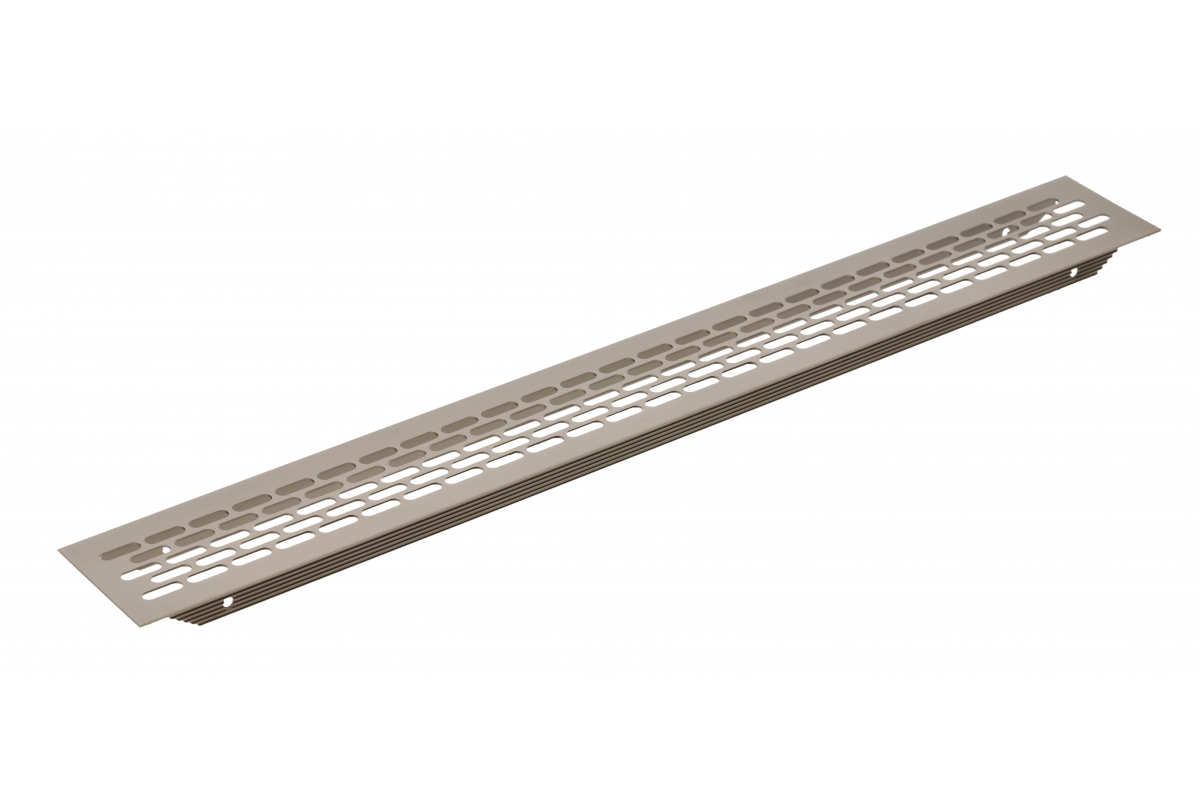 Grate W60, rounded, 60 x 484, light anthracite