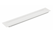 Rejilla W80, redondeada, 80 x 480, blanca