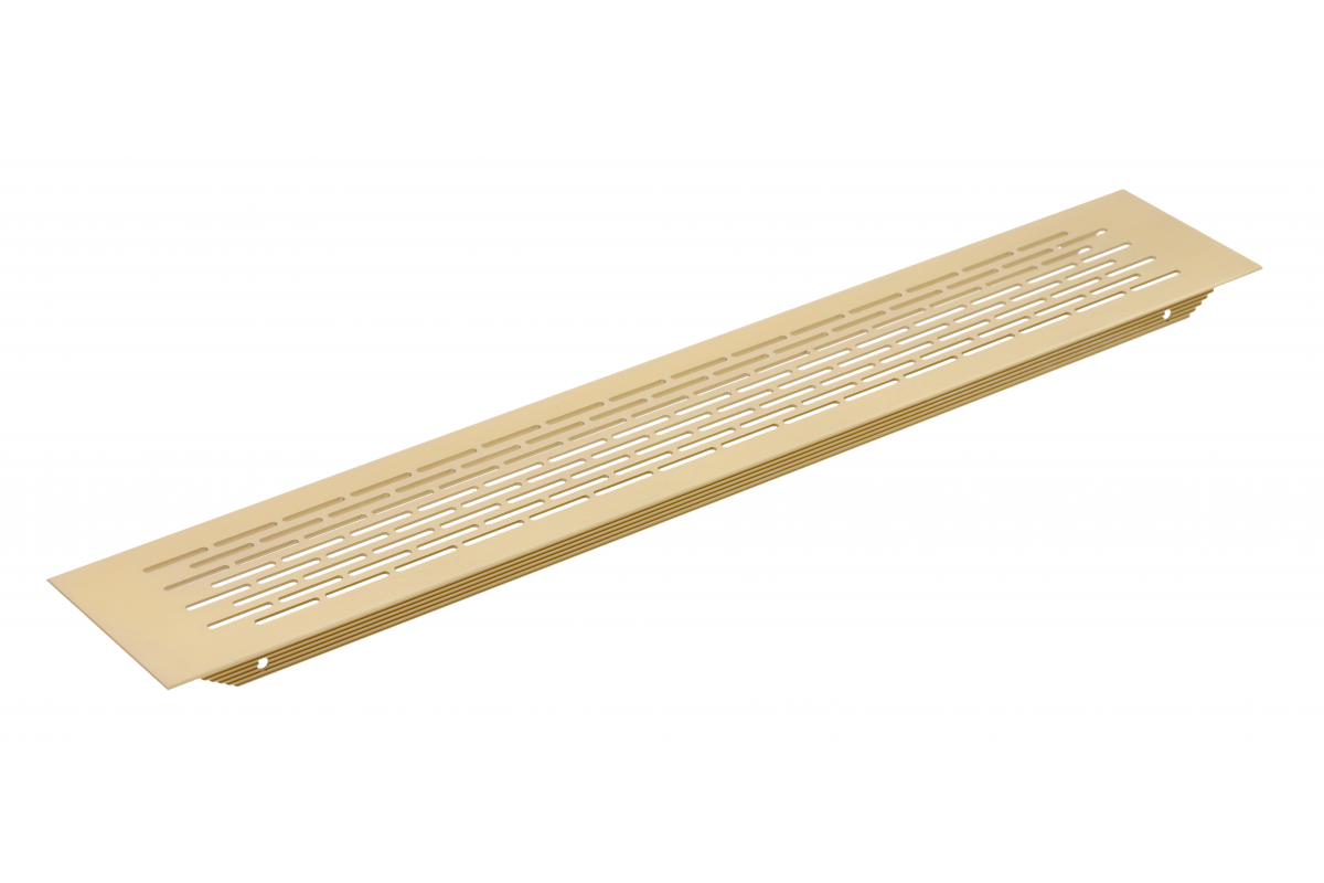 Grate W80, rounded vent, 80 x 480, gold