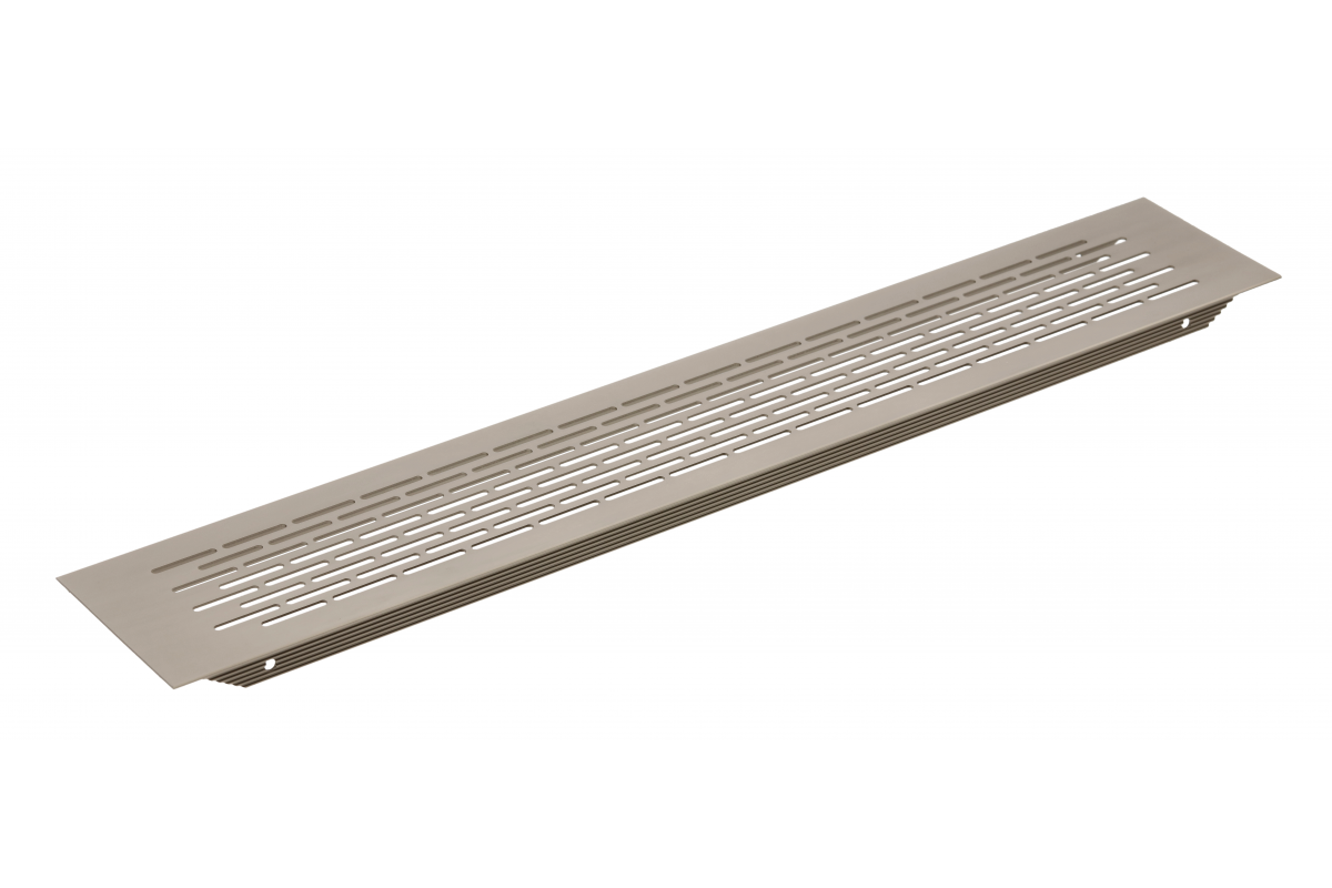 Grate W80, rounded, 80 x 480, light anthracite
