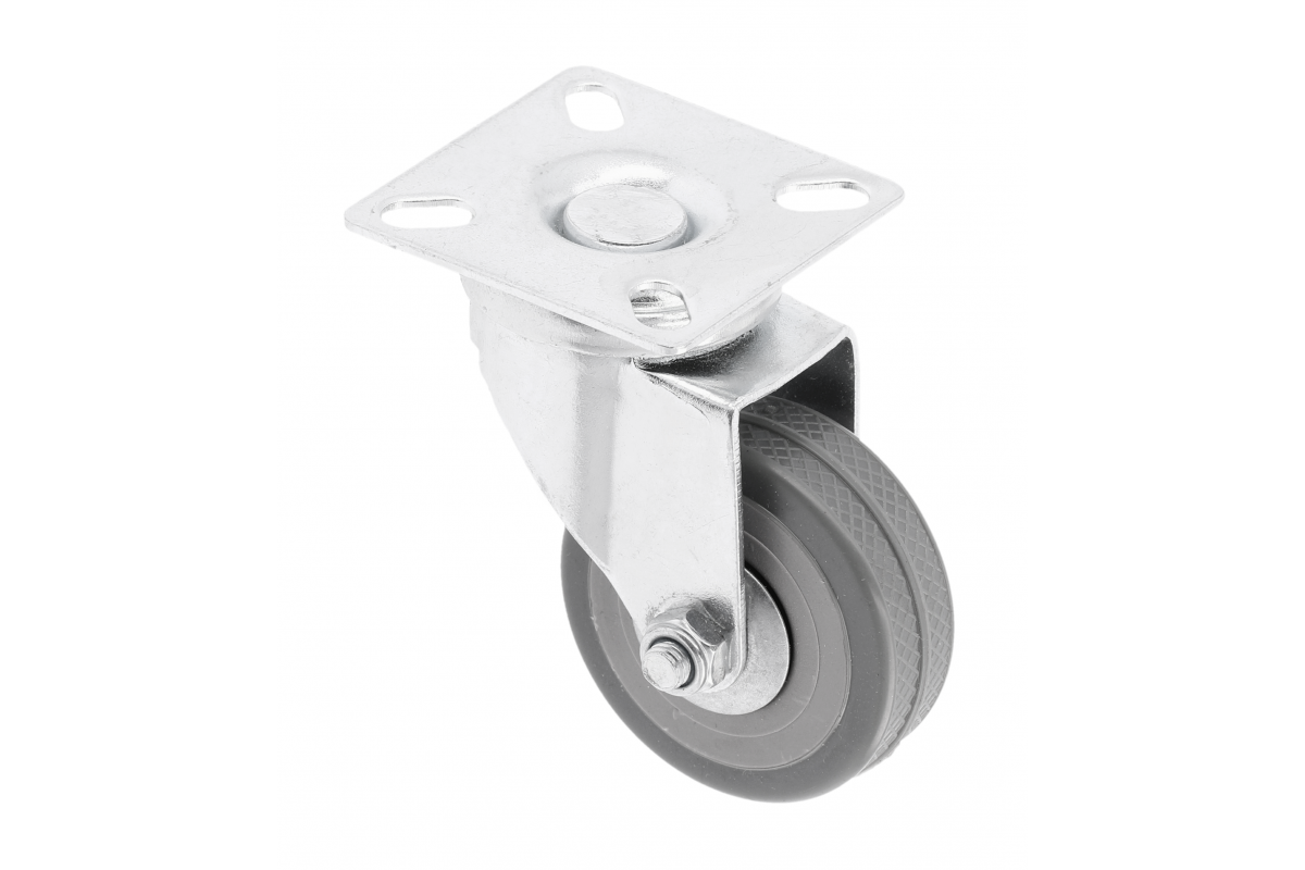 Furniture wheel GREYROLL, 50 mm, gray, without brakes
