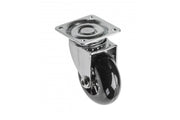 Furniture wheel, Brazylia, black, 50mm (without brake)