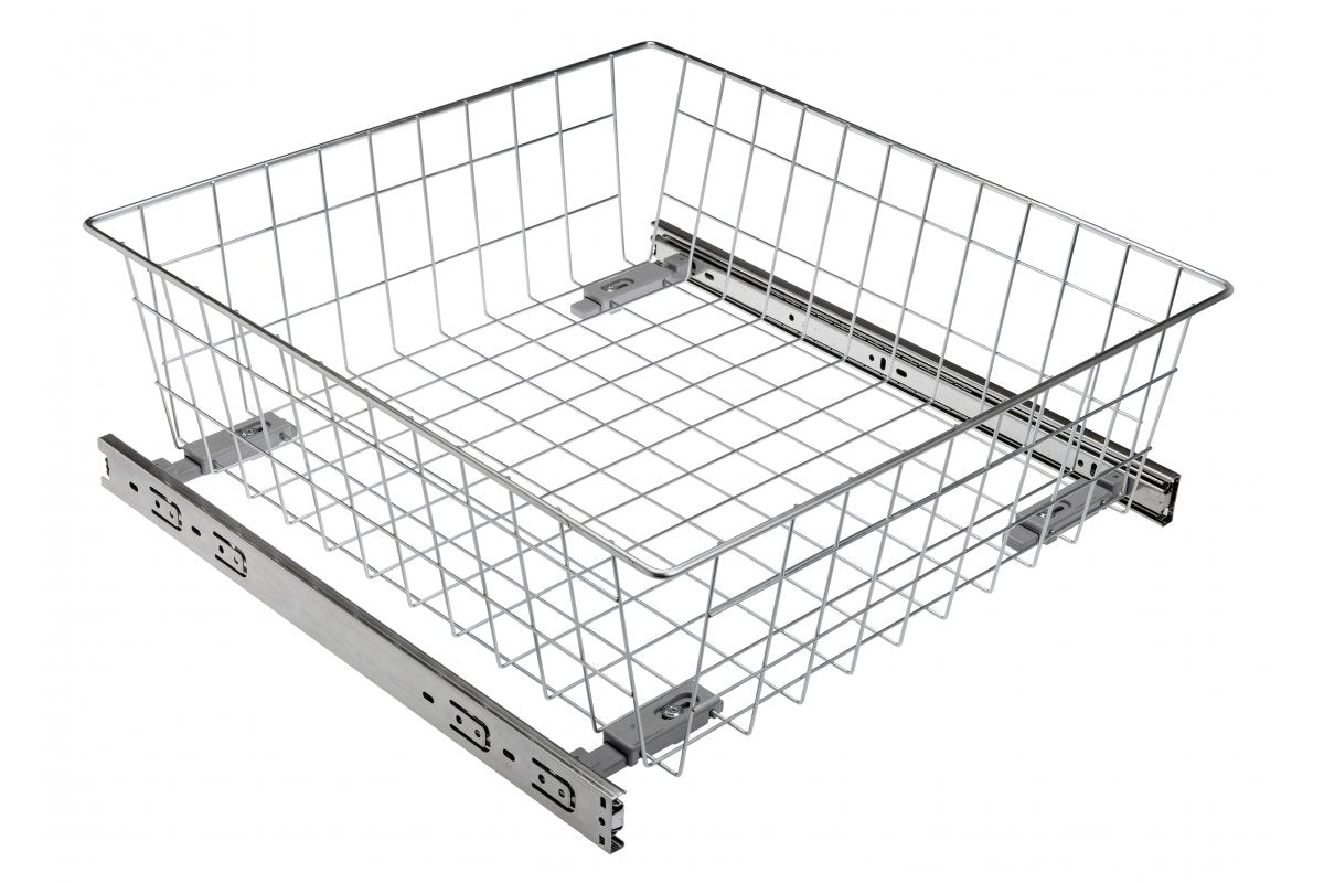 Pull out wirework 60, 150 mm, galvanised, without slides