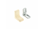 Furniture angle GTV FS02 100 pcs. steel with plastic cap, ivory