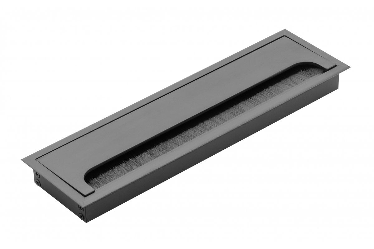 Merida cable grommet, 80x280mm, anodised black