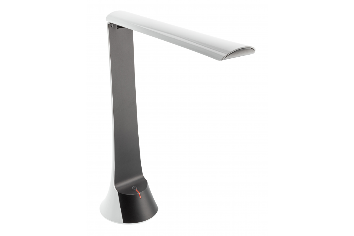 Desktop lamp FLOWER ,4W, 240lm.AC220-240V, 4000K,bateria 1800MAh, Ra>80, black/white