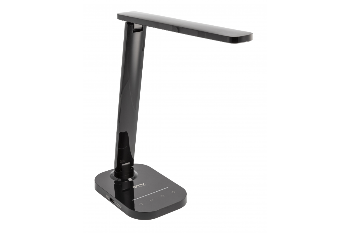 Desktop lamp Gale, 8 W,550lm,AC220-240V,5-CCT, 10 Step Dimming,PF>0,5 RA>80, black