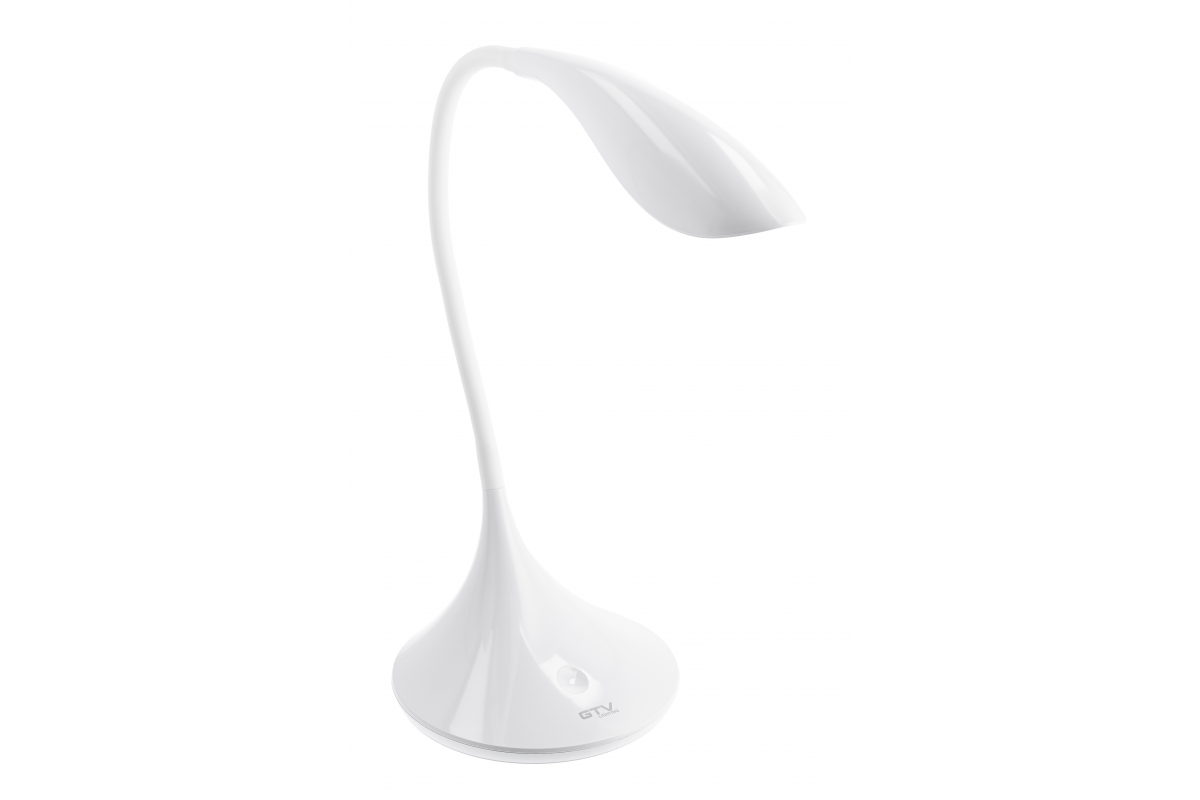Desktop lamp Halley 8 W, 500 lm.AC220-240V,4000K, PF>0,5,  3 Step Dimming, PF>0,5, RA>80, white