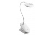 Desk lamp RINGO,4W, 200lm. DC5V,1A, 3000K-6000K, 3-CCT,bat.1200 mAh, Ra>80, dimmable, white