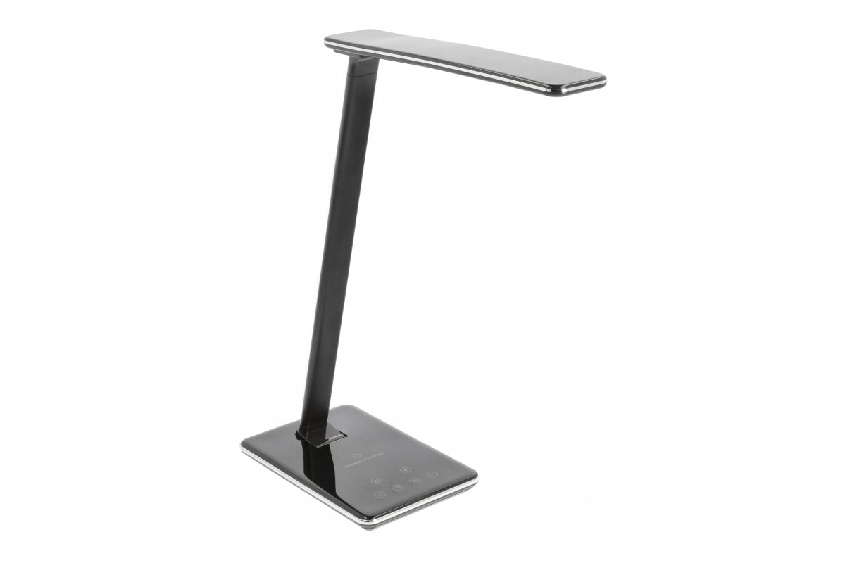 Desktop lamp Tritton,6W,340lm,AC220-240V,4-CCT, Wireless Charging,USB,PF>0,5,RA>80, black