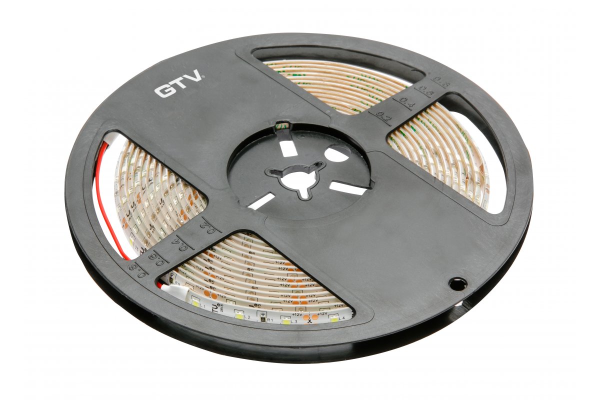 Flash Strip 2835, 300 LED Neutral White 4000K, 33W, Waterproof 8mm, Roll 5m, 12V