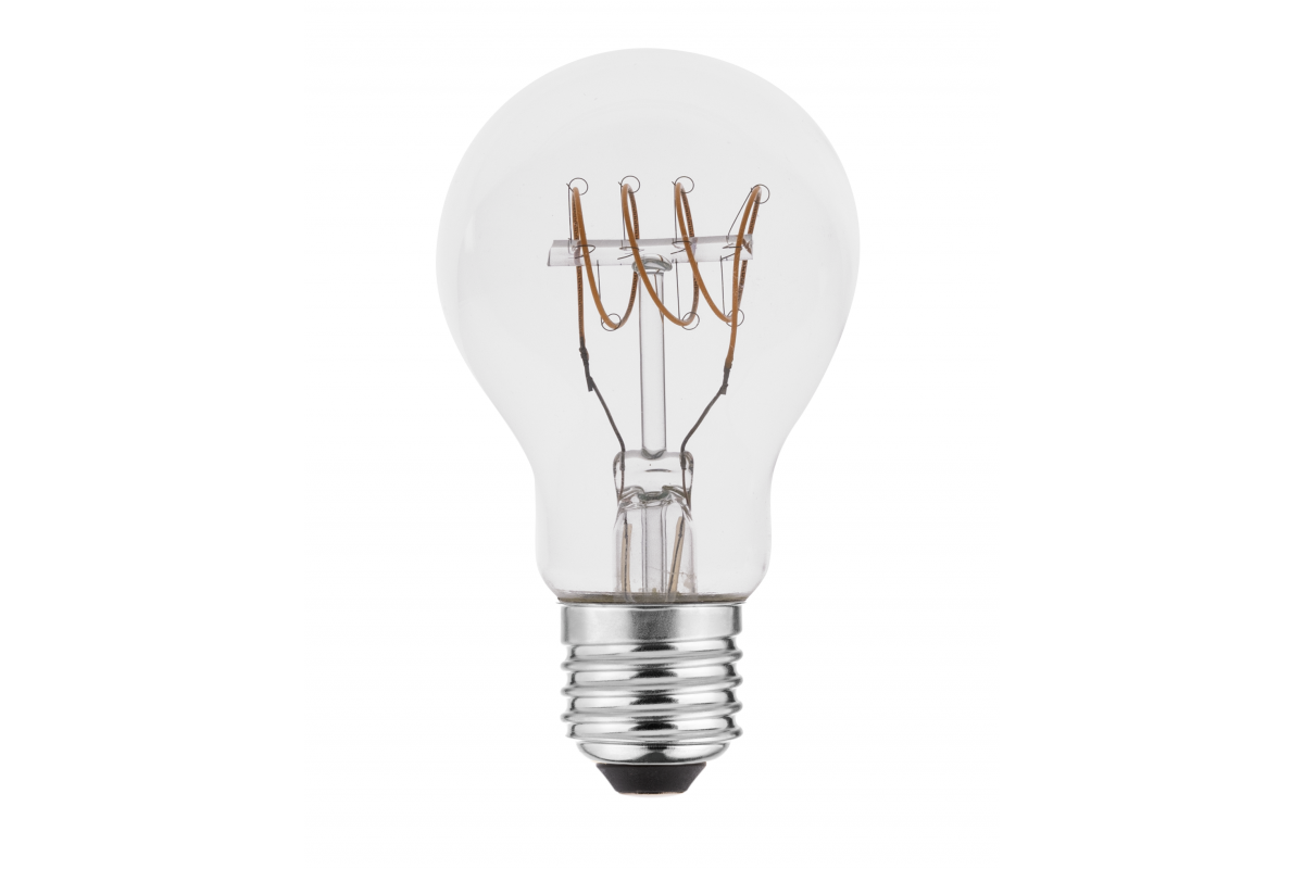 LED LIGHT SOURCE, FILAMENT, SPIN, A60, E27, 4.0W, 265lm, 2200K, AC220-240V, 360°