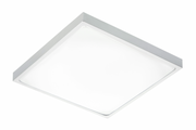 ALTAR LED Ceiling Lamp, 295x295mm, 4000K, 24W, 1680lm, AC180-250V, 50/60 Hz, PF>0.5, IP54, grey, 3y