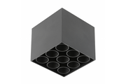 Luminaria LED ARTEMIDA,20W,1920lm,AC220-240V,50/60 Hz,PF>0,9,Ra?80,IP20,IK08,4000K,38°,cuadrada,negra