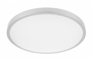 Ceiling lamp ATOL LED, ?400mm, 4000K, 32W, 2560lm, AC220-240V, 50/60 Hz, PF>0,9, IP54, silver, 3y