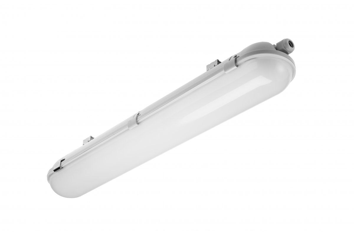 BETIS II LED hermetic luminaire, 50W, 6000lm, AC220-240V, 50/60Hz, PF>0.9, RA>80, IP65, light angle
