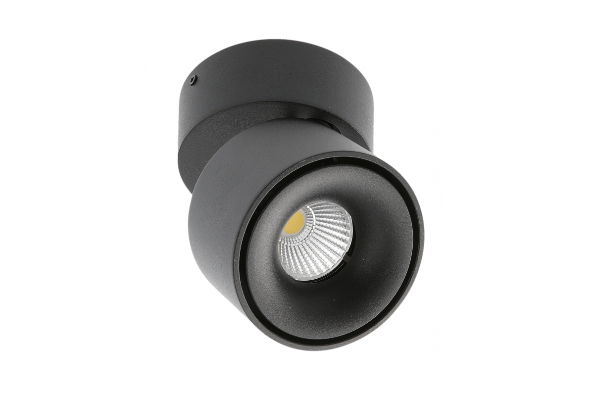 LED luminaire BIANCO, 8W,680lm,AC220-240V,50/60 Hz,PF>0,9,Ra?80,IP20,IK06,36°,4000K,round,black