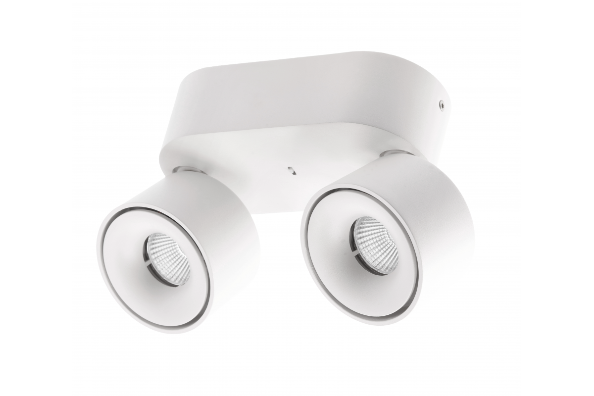 LED luminaire BIANCO CCTt,16W,680lm,AC220-240V,50/60 Hz,Ra?80,IP20,36°,2700/3300/4000K,round.,white