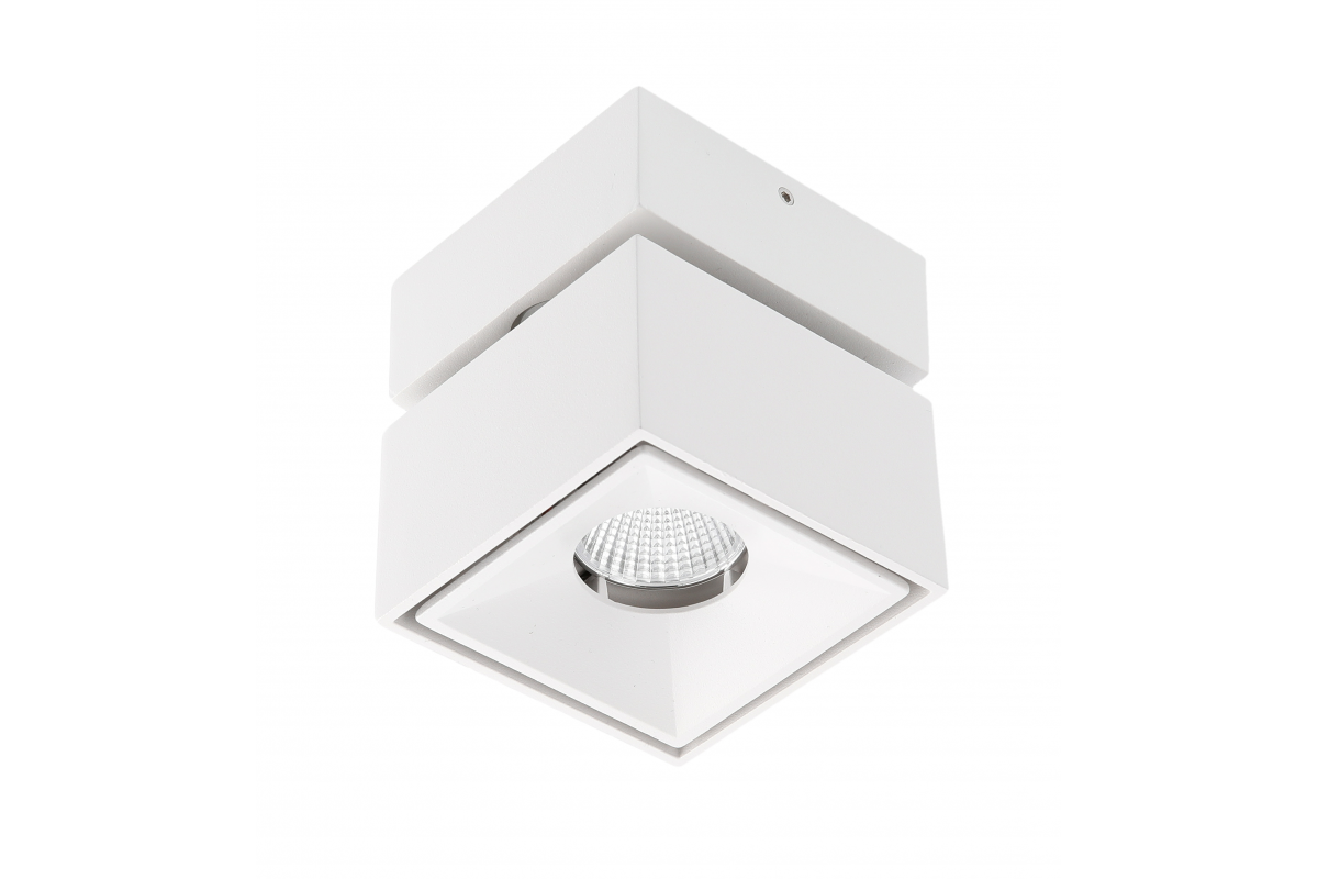 'LED luminaire bianco cct, 8W,680lm,AC220-240V,50/60 Hz,Ra?80,IP20,36°,2700/3300/4000K,square,white