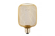 LED LIGHT SOURCE, GRID, C100, E27, 3,5W, 120lm, 1800K, AC220-240V, 320°, gold