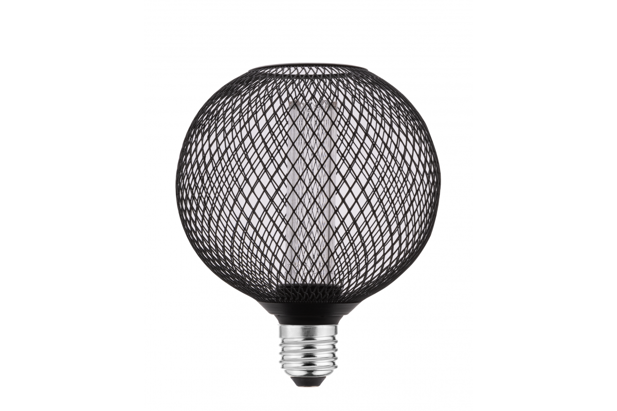 LED LIGHT SOURCE, GRID,C125, E27, 3,5W, 120lm, 1800K, AC220-240V, 320°, black