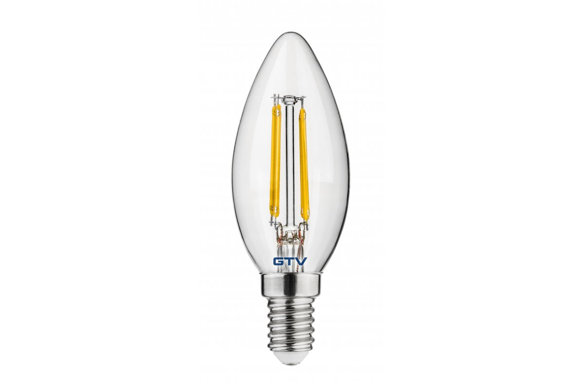 LED LIGHT SOURCE, FILAMENT, A-G, C35, 3000K, E14, 4,0W, AC220-240V, 360°, 420lm, 44mA