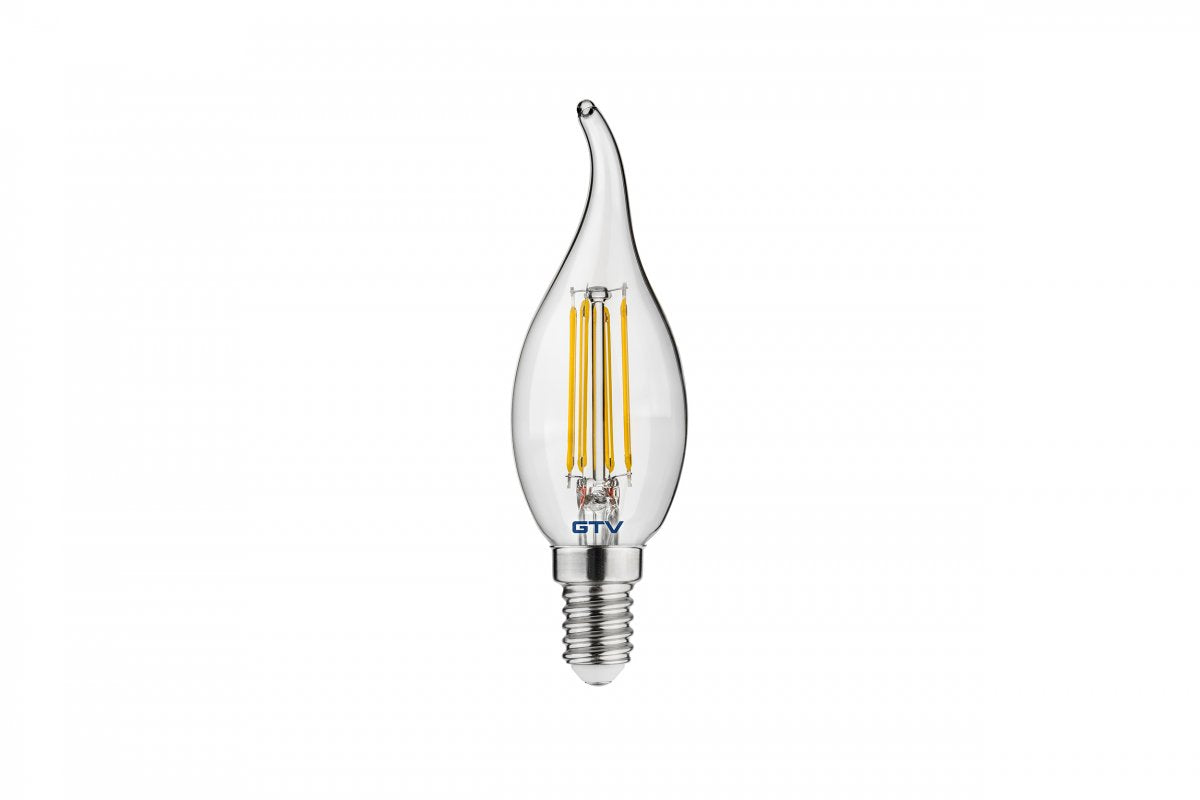 LED LIGHT SOURCE, FILAMENT, A-G, C35L, 3000K, E14, 4,0W, AC220-240V, 360°, 420lm, 44mA