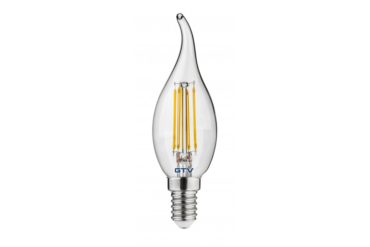 LED LIGHT SOURCE, FILAMENT, A-G, C35L, 4000K, E14, 4.0W, AC220-240V, 360°, 420lm, 44mA