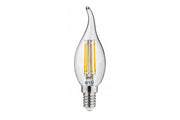 LED LIGHT SOURCE, FILAMENT, A-G, C35L, 4000K, E14, 4.0W, AC220-240V, 360°, 420lm, 44mA