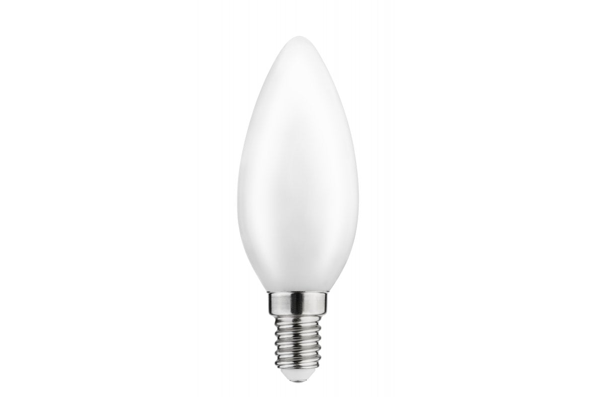 LED LIGHT SOURCE, MILK FILAMENT, A-G, C35, 4000K, E14, 4,0W, AC220-240V, 360°, 420lm, 44mA