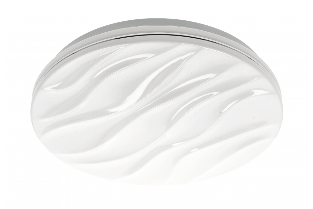 DELION LED ceiling lamp, ?375mm, 4000K, 32W, 2560lm, AC180-250V, 50/60 Hz, PF>0,9, IP44, white,3y