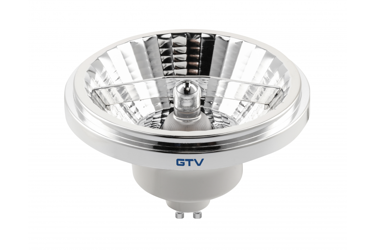 LED LIGHT SOURCE, A-G, ES111, 3000K, GU10, 11,0W, AC220-240V, 25°, 850lm, 96mA, chrome