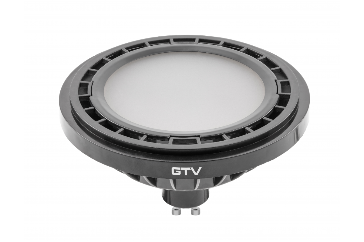 LED LIGHT SOURCE, A-G, ES111, 3000K, GU10, 12,5W, AC220-240V, 120°, 1100lm, 109mA, black