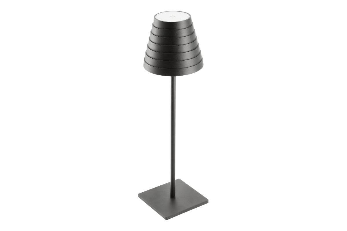 'FIZZI Led table lamp, 2,5W, 200lm, DC 5V, 1A,4000 K, battery 4000 mAh,dimmable,black