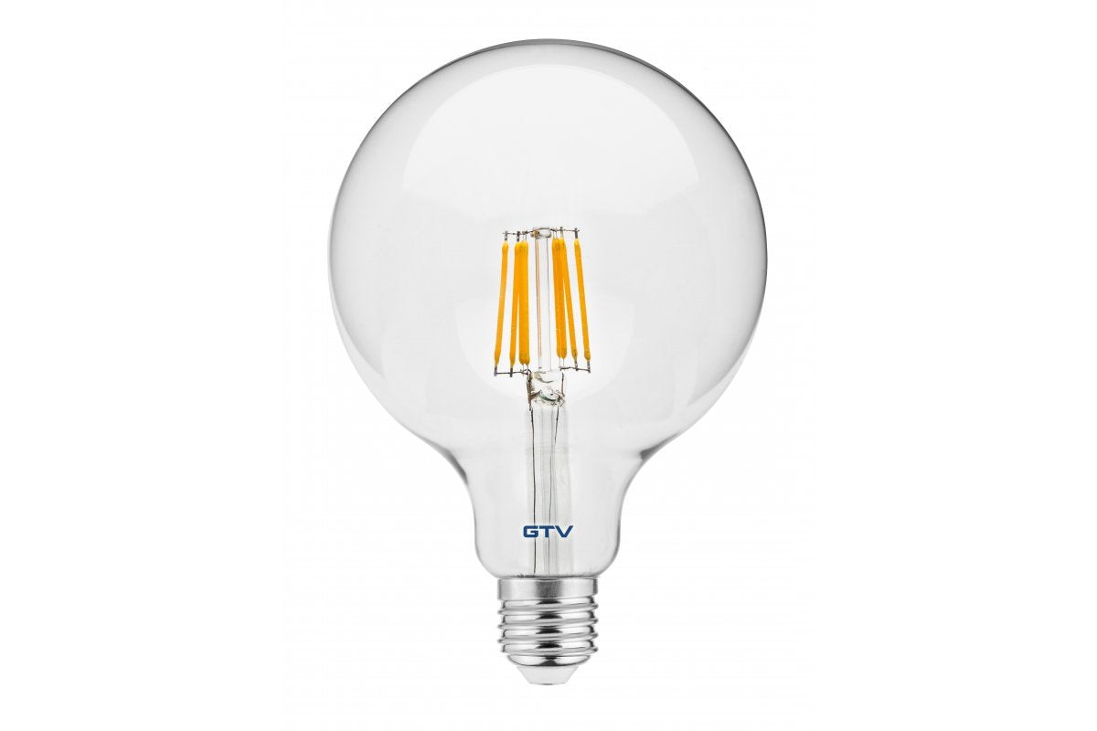 LED LIGHT SOURCE, FILAMENT, A-G, G125, 3000K, E27, 8,0W, AC220-240V, 360°, 880lm, 70mA