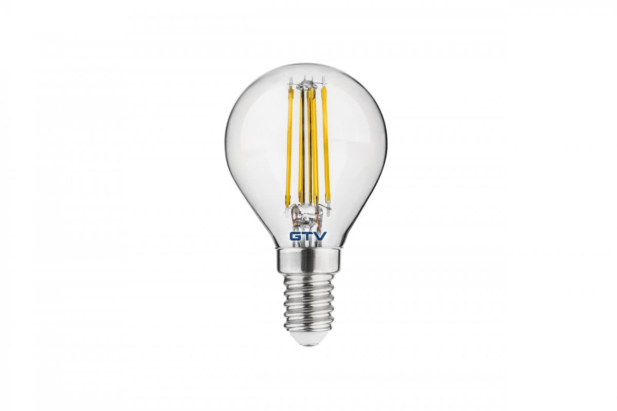 LED LIGHT SOURCE, FILAMENT, A-G, G45, 3000K, E14, 4,0W, AC220-240V, 360°, 420lm, 44mA