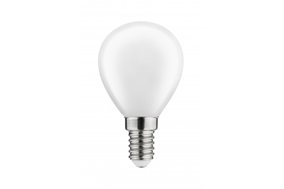 LED LIGHT SOURCE, MILK FILAMENT, A-G, G45, 3000K, E14, 4,0W, AC220-240V, 360°, 420lm, 44mA
