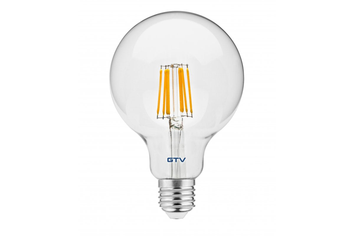 LED LIGHT SOURCE, FILAMENT, A-G, G95, 3000K, E27, 8,0W, AC220-240V, 360°, 880lm, 70mA
