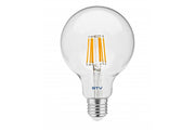 LED LIGHT SOURCE, FILAMENT, A-G, G95, 3000K, E27, 8,0W, AC220-240V, 360°, 880lm, 70mA