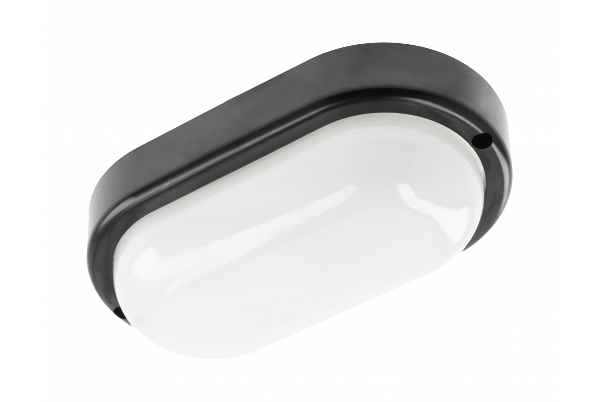 KODO Ducted Luminaire, LED, 8W,720lm, 4000K, AC180-250V, IP54, IK08, oval, black