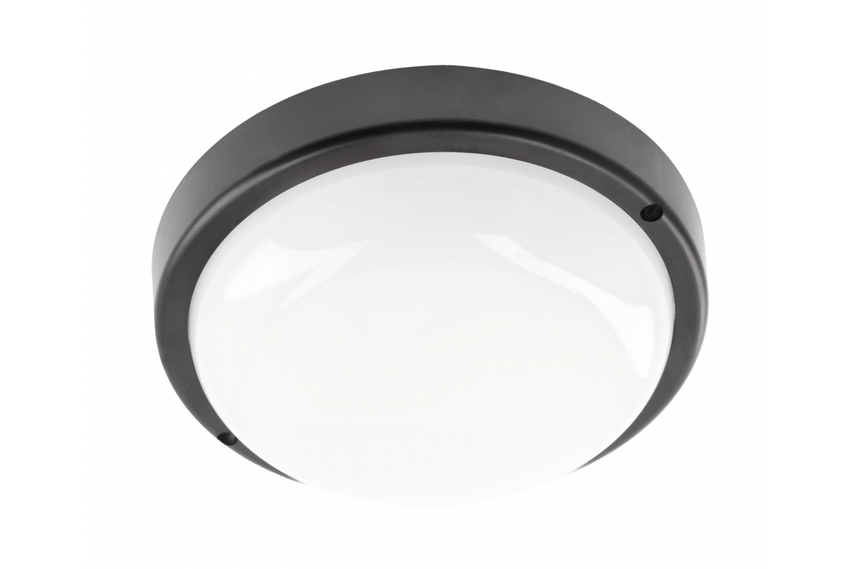 KODO Ducted Luminaire, LED, 12W, 1080lm, 4000K, AC180-250V, IP54, IK08, Round, Black
