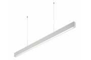 LED suspended luminaire LIVIA,40W,3600lm,AC220-240V,50-60Hz,100°,RA>80,IP20,AL/PC,4000K,120cm,white